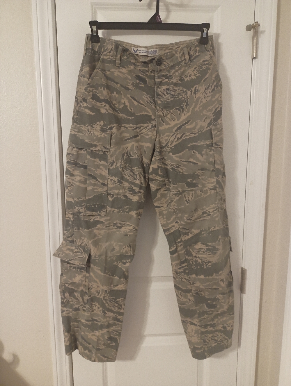 Men's Air Force Camo Cargo Pants - Olive/Tan